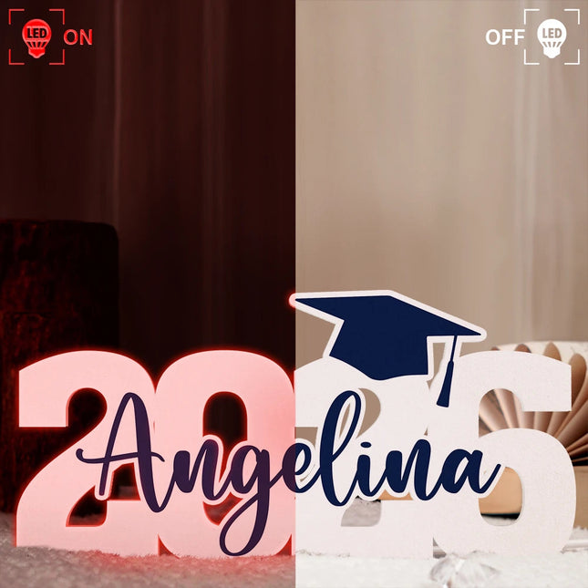 Class Of 2026 Graduation - Personalized Custom Shaped Light Box