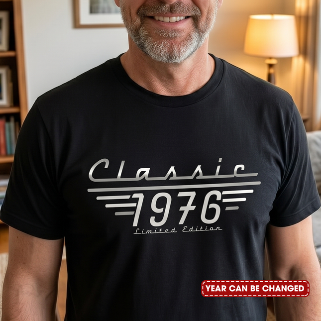 Birthday Gift, Vintage Old Age Gift For Him, Dad, Husband, Grandpa - Personalized Shirt
