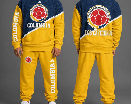 Colombia "Los Cafeteros" World Cup 2026 Special Hoodie Jogger Set