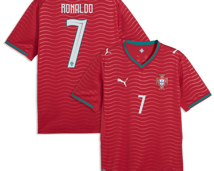 Cristiano Ronaldo Portugal National Team 2026 Home Jersey - Red