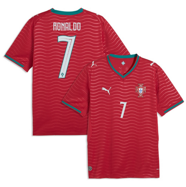 Cristiano Ronaldo Portugal National Team 2026 Home Jersey - Red