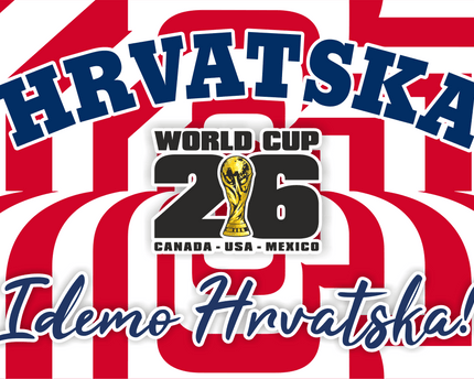 Croatia World Cup 2026 Football Supporter Flag