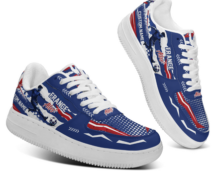 Custom France 2026 Football NAF Sneaker Sport Style