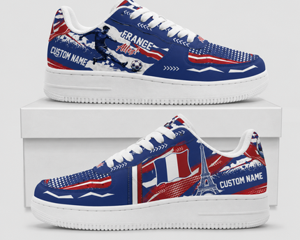 Custom France 2026 Football NAF Sneaker Sport Style