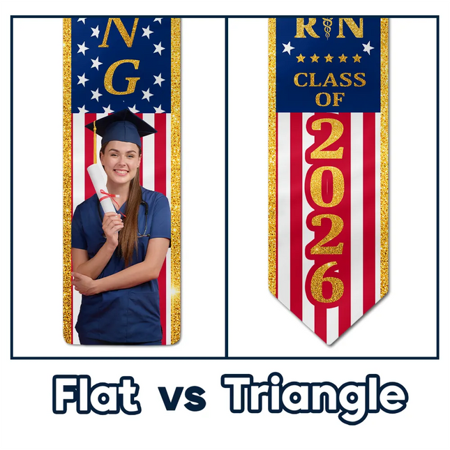 Custom Photo Nursing Graduation - Personalized Stoles