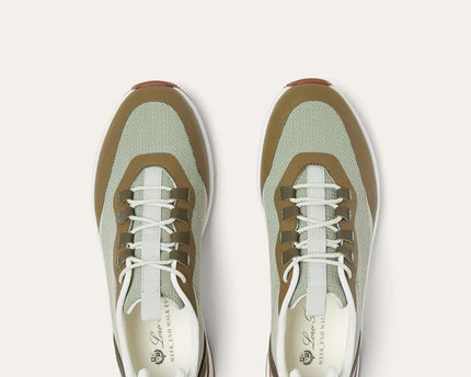 Men's Clothbase Loro Piana Frost Dark Green Sneakers
