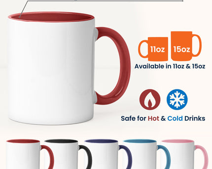 Custom Faceless Photo Art With Baby - Personalized Mug