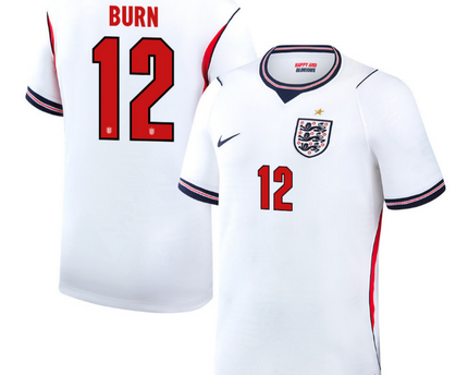 Dan Burn England National Team 2026 Hone Jersey - White