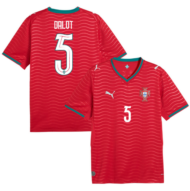 Diogo Dalot Portugal National Team 2026 Home Jersey - Red