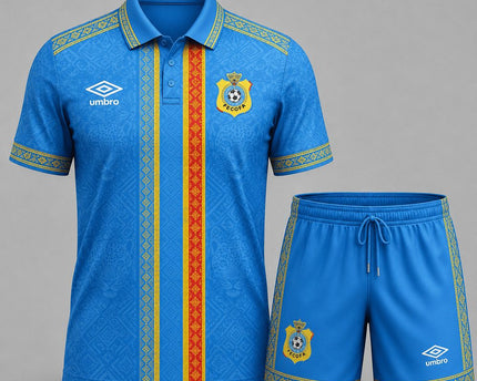 Dr Congo Premium World Cup 2026 Culture Polo Shorts Set