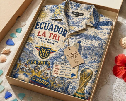 Ecuador La Tri World Cup 2026 Limited Edition Hawaiian Shirt
