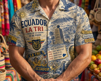 Ecuador La Tri World Cup 2026 Limited Edition Hawaiian Shirt