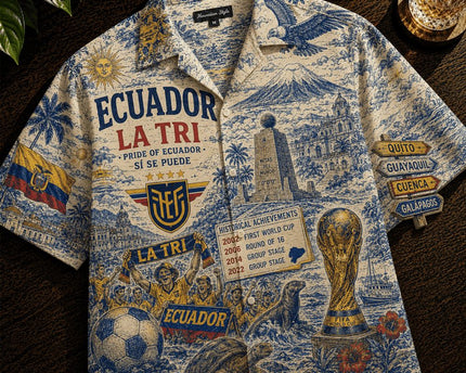 Ecuador La Tri World Cup 2026 Limited Edition Hawaiian Shirt