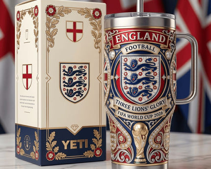England FIFA World Cup 2026 Collector's Edition YETI Tumbler