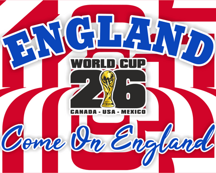England World Cup 2026 Football Supporter Flag