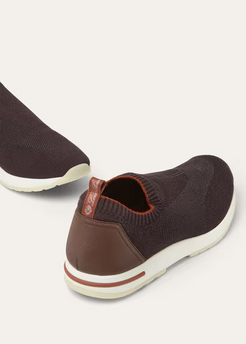 Men's Loro Piana 360 LP Flexy Walk Velvet Vineyard Sneakers