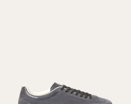 Men's Loro Piana Tennis Walk Obsidian Grey Sneakers