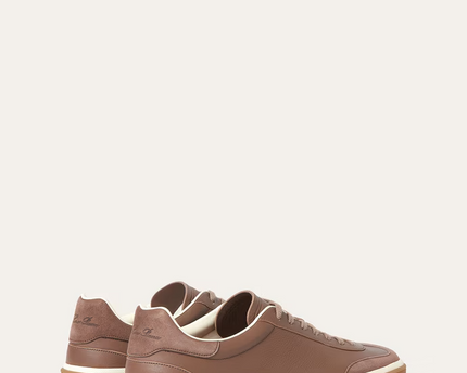 Men's Loro Piana Tennis Walk  Grey Taupe Sneakers