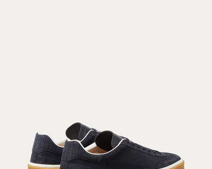 Men's Loro Piana Tennis Walk Blue Navy Sneakers