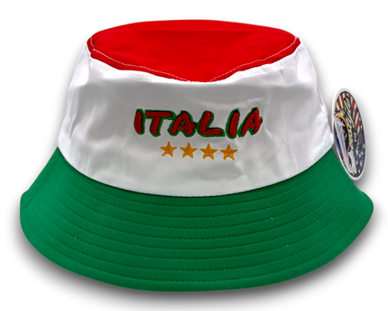 Italy 2026 World Bucket Hat – Premium 3D Embroidery