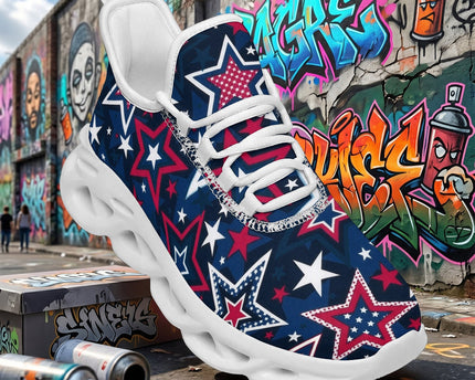 Custom United States 2026 World Cup Sneakers DIY Country Flag Running Shoes
