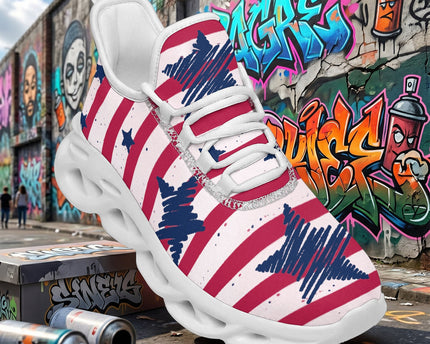 Custom United States 2026 World Cup Sneakers DIY Country Flag Running Shoes