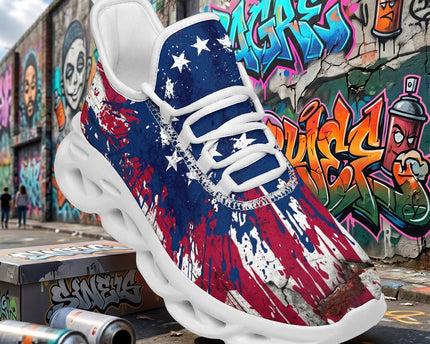 Custom United States 2026 World Cup Sneakers DIY Country Flag Running Shoes