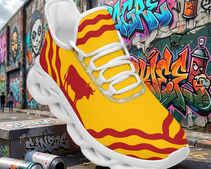 Custom Spain 2026 World Cup Sneakers DIY Country Flag Running Shoes