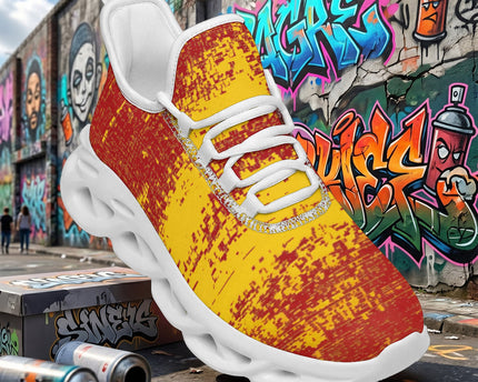 Custom Spain 2026 World Cup Sneakers DIY Country Flag Running Shoes