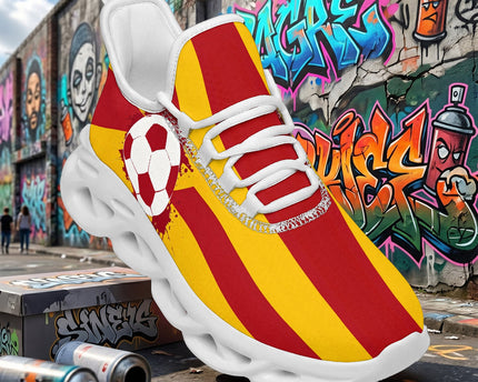 Custom Spain 2026 World Cup Sneakers DIY Country Flag Running Shoes
