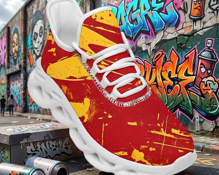 Custom Spain 2026 World Cup Sneakers DIY Country Flag Running Shoes