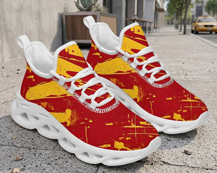 Custom Spain 2026 World Cup Sneakers DIY Country Flag Running Shoes