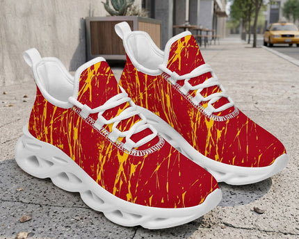 Custom Spain 2026 World Cup Sneakers DIY Country Flag Running Shoes