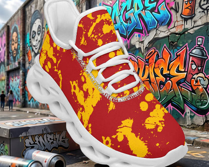 Custom Spain 2026 World Cup Sneakers DIY Country Flag Running Shoes