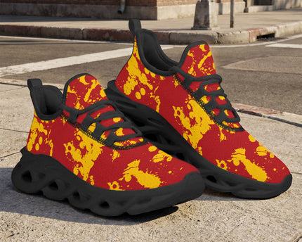 Custom Spain 2026 World Cup Sneakers DIY Country Flag Running Shoes