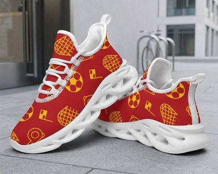 Custom Spain 2026 World Cup Sneakers DIY Country Flag Running Shoes