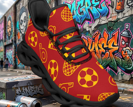Custom Spain 2026 World Cup Sneakers DIY Country Flag Running Shoes