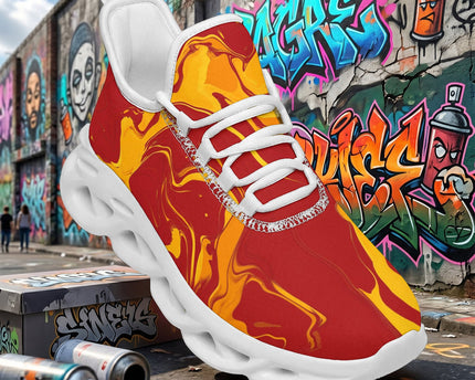 Custom Spain 2026 World Cup Sneakers DIY Country Flag Running Shoes