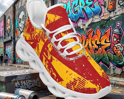 Custom Spain 2026 World Cup Sneakers DIY Country Flag Running Shoes