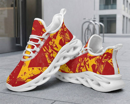 Custom Spain 2026 World Cup Sneakers DIY Country Flag Running Shoes