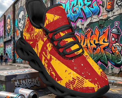 Custom Spain 2026 World Cup Sneakers DIY Country Flag Running Shoes