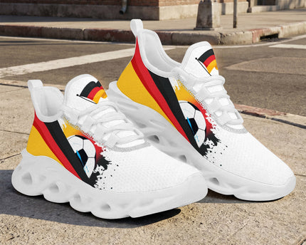 Custom Germany 2026 World Cup Jersey Sneakers Sports Shoes and Hat Combo Offer - White