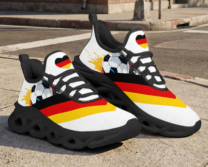 Custom Germany 2026 World Cup Jersey Sneakers Sports Shoes and Hat Combo Offer - White