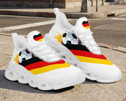 Custom Germany 2026 World Cup Jersey Sneakers Sports Shoes and Hat Combo Offer - White