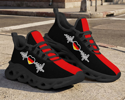 Custom Germany 2026 World Cup Jersey Sneakers Sports Shoes and Hat Combo Offer - Red