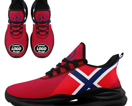 Custom Norway 2026 World Cup Jersey Sneakers and Hat Combo Offer