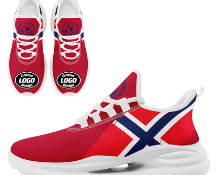 Custom Norway 2026 World Cup Jersey Sneakers and Hat Combo Offer