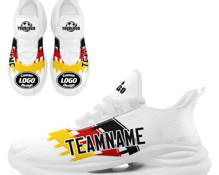 Custom Germany 2026 World Cup Jersey Sneakers Sports Shoes and Hat Combo Offer - White
