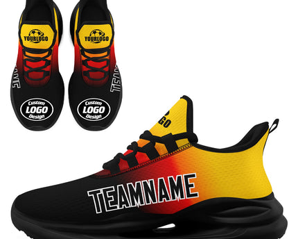 Custom Germany 2026 World Cup Jersey Sneakers Sports Shoes and Hat Combo Offer - White/Yellow