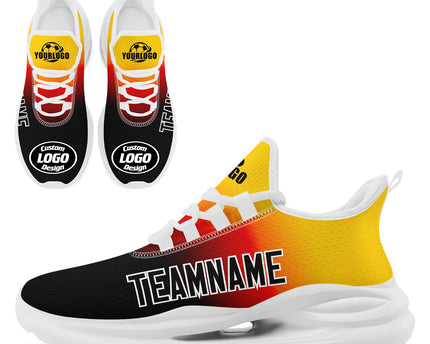 Custom Germany 2026 World Cup Jersey Sneakers Sports Shoes and Hat Combo Offer - White/Yellow